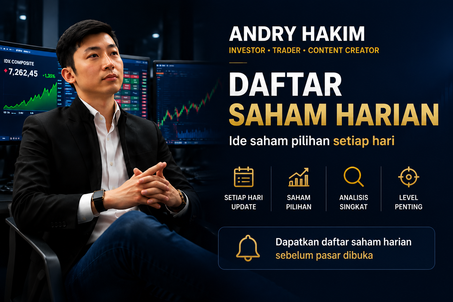Andry Hakim dan insight pasar saham Indonesia